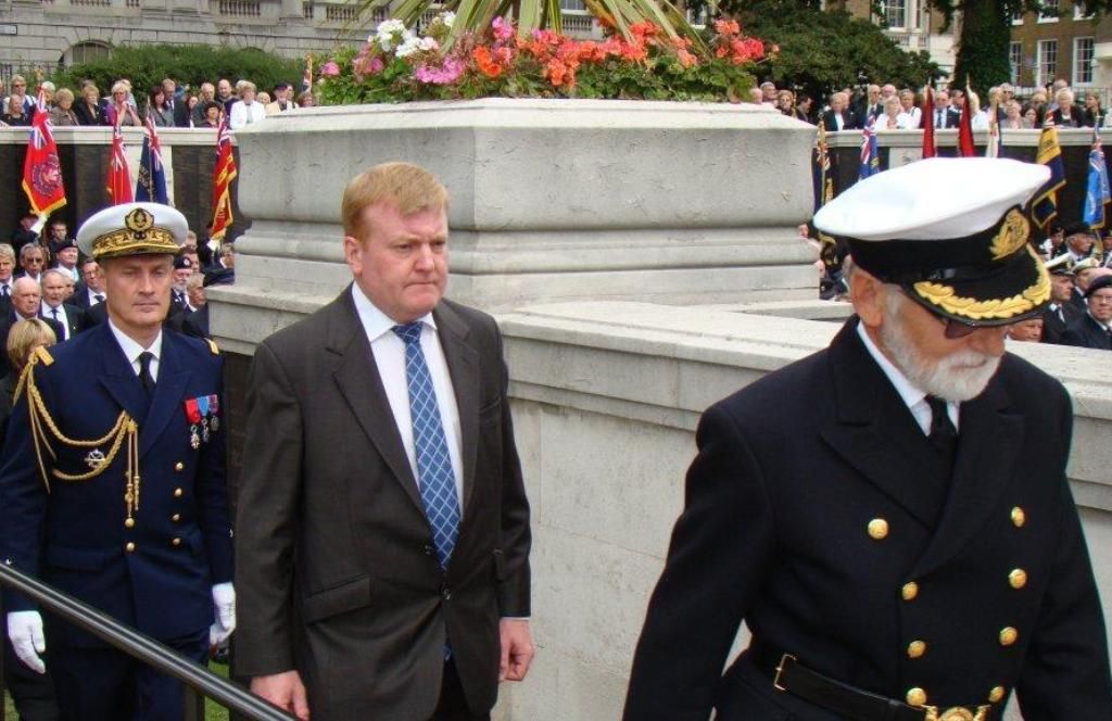 RADM Charles-Edouard de Coriolis, Charles Kennedy MP, Capt Richard Woodman
