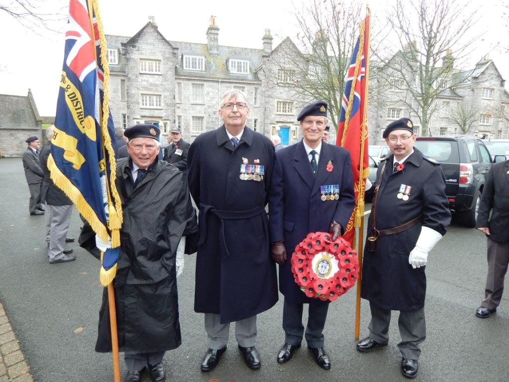Remembrance 2015
Richard Walker, Charlie Rogers, Peter Lannin, Steven Tang.
Low turnout this year!

