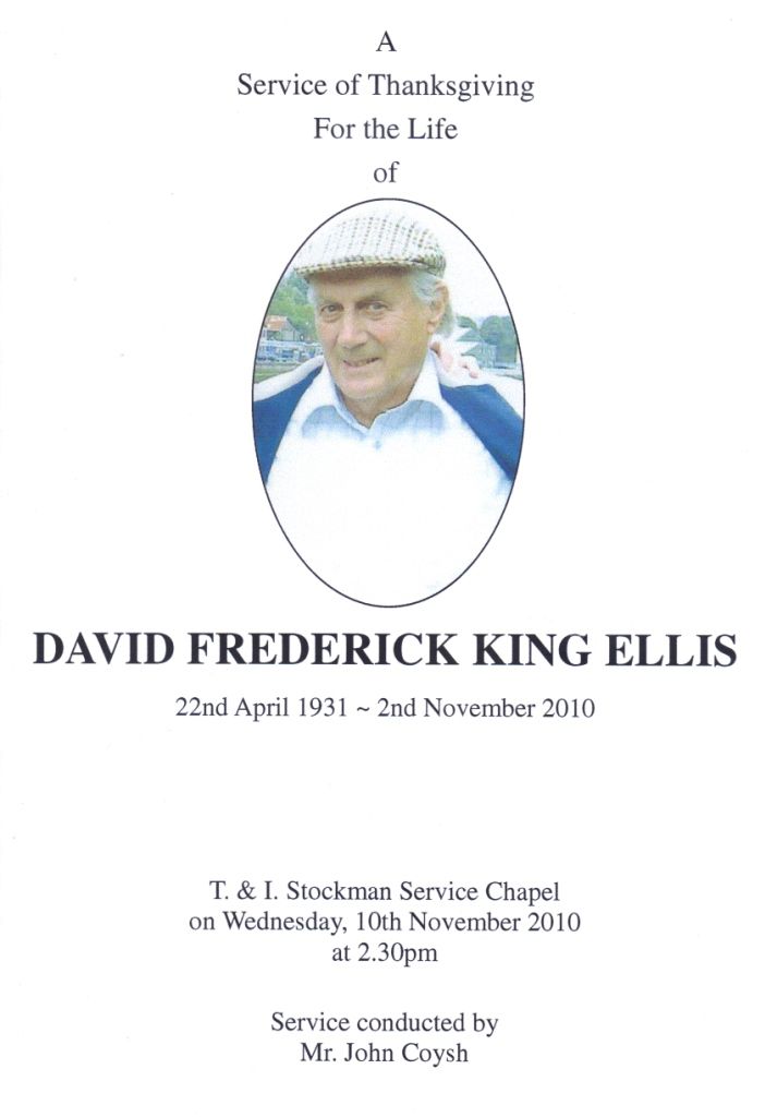 David Ellis
1931 - 2010

