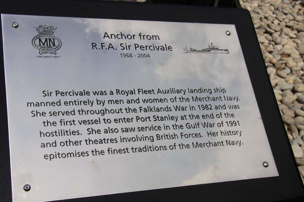 Dedication of Sir Percivale's Anchor
The Plaque
Photo Pat Thompson.  [url=http://rfa-association.org/cpg14x/thumbnails.php?album=60]More here.[/url]
