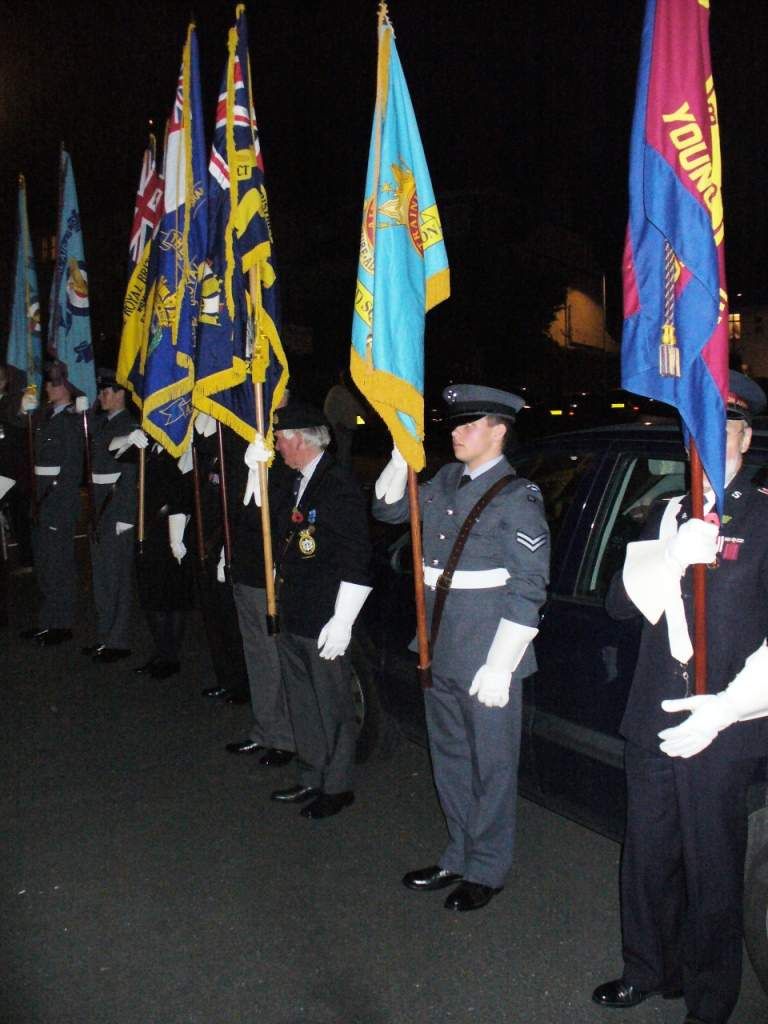 Torpoint Festival of Remembrance
21 October. RW with the Branch Standard.
