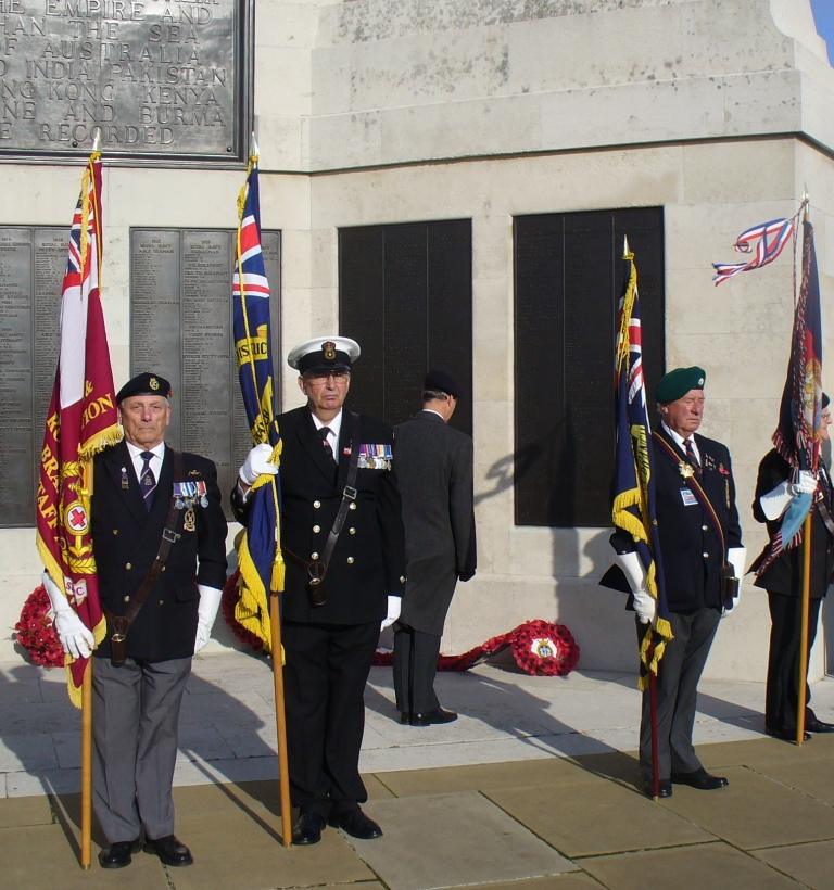 Remembrance Sunday 2011
Naval War Memorial, the Hoe.
