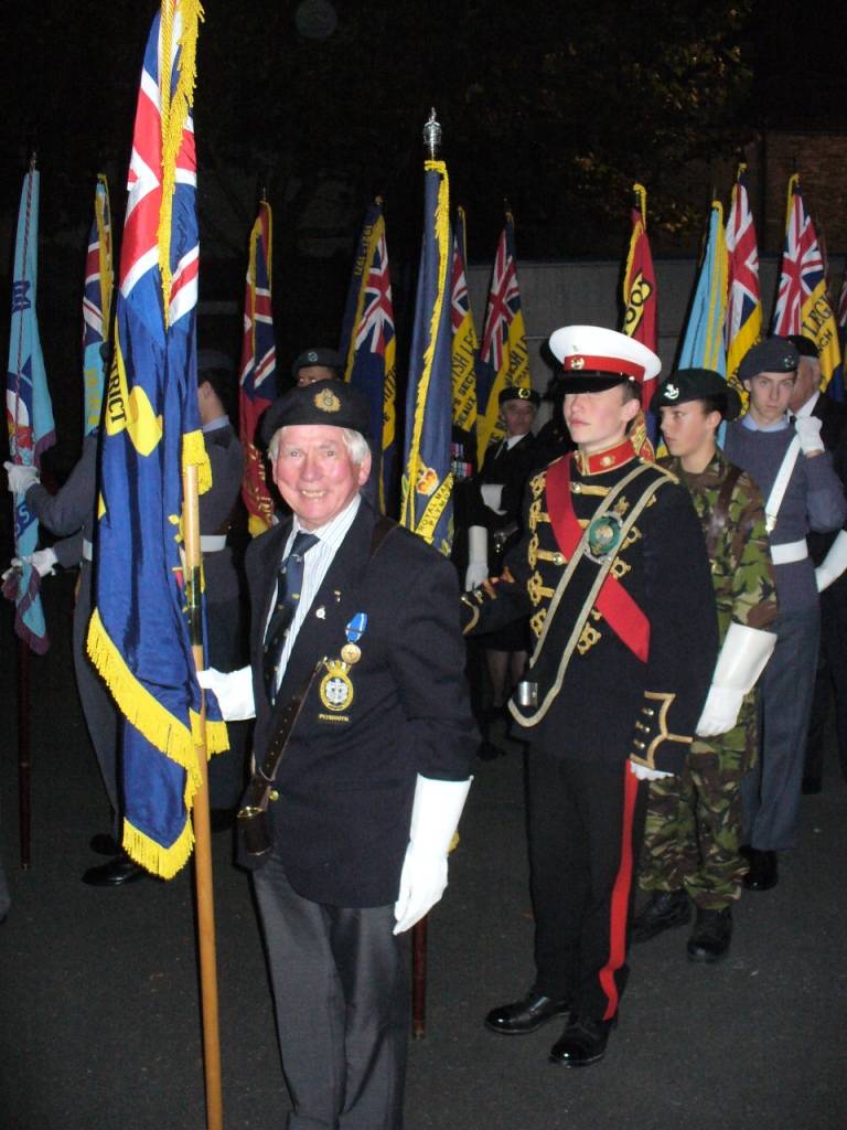 Torpoint 2011
Richard Walker with the Branch Standard
